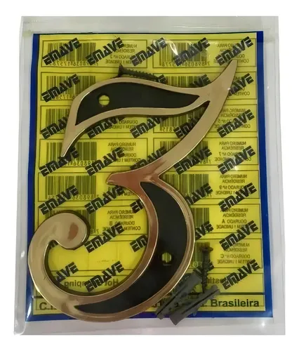 Imagem do produto NUMERO COLONIAL 03 OURO