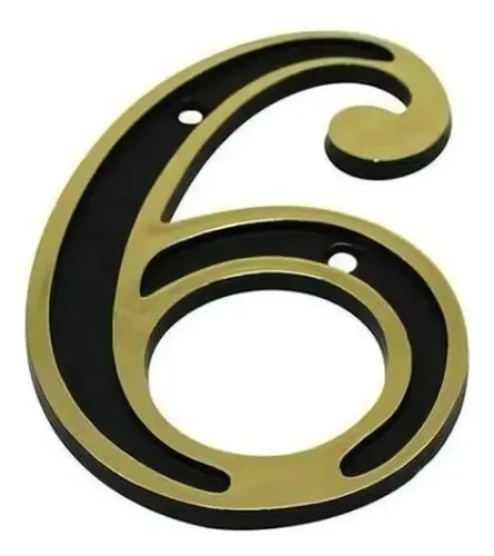 Imagem do produto NUMERO COLONIAL 06 OURO
