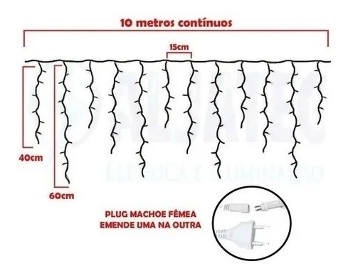Imagem do produto PISCA-PISCA GARRAFA C/ 10 LEDA S BRANCA 2M WF1054