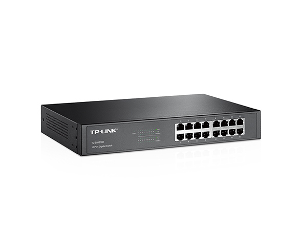 Imagem do produto SWITCH GIGABIT 16 PORTAS TP-LINK TL-SG1016D 10/100/1000 DESK