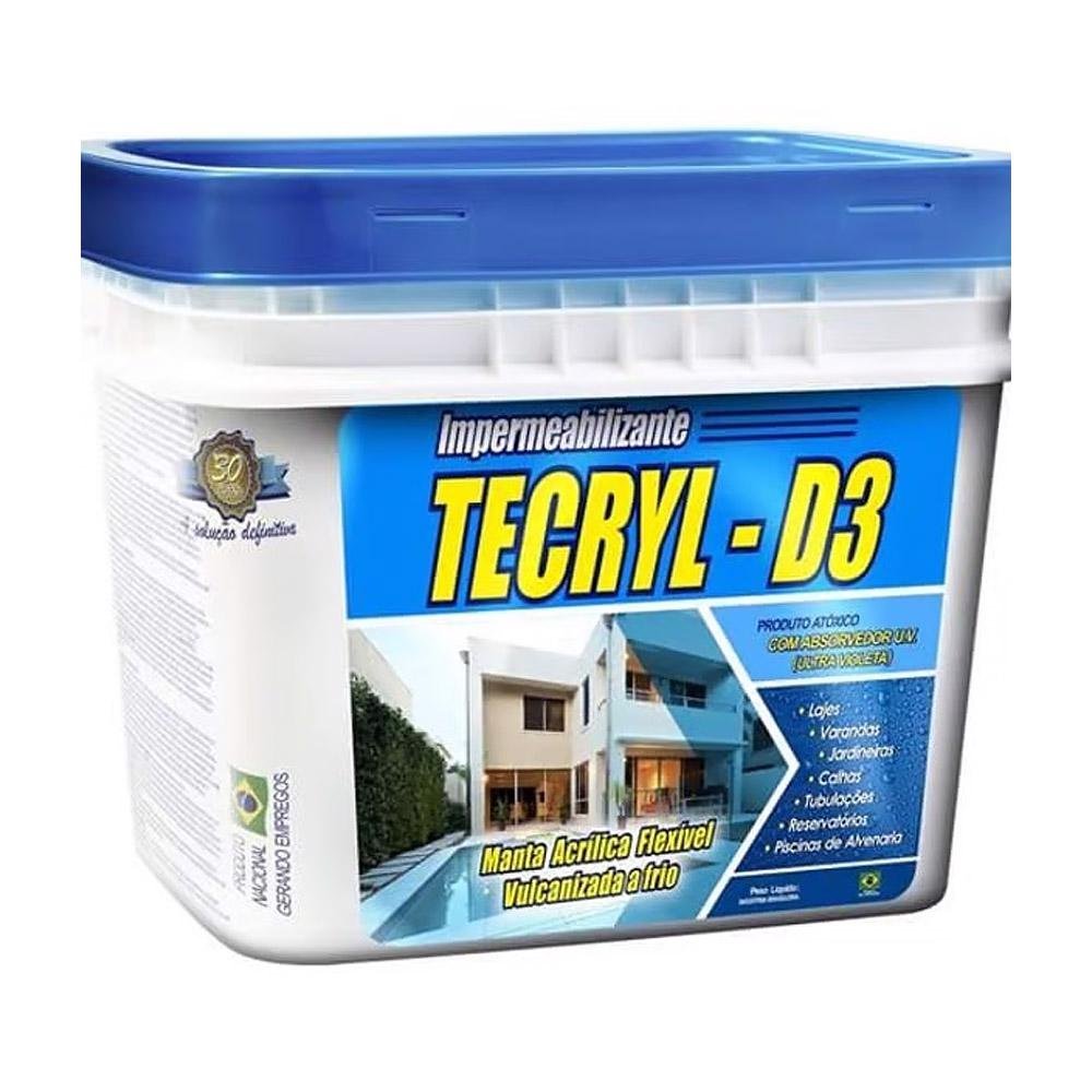 Imagem do produto TECRYL D3 CINZA 15KG