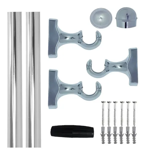 Imagem do produto VARAO P/CORTINA ALUMINIO 2,50M ALPHA