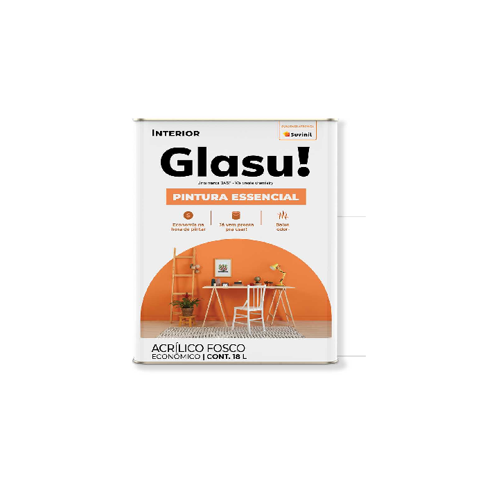 Imagem do produto GLASU S/B 18L BRANCO NEVE SUVINIL