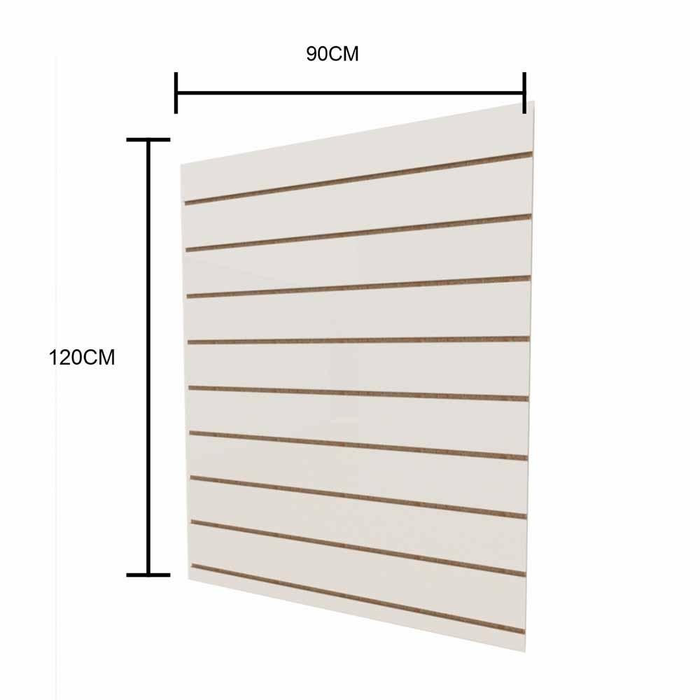 Imagem do produto MDF CANALETADO BRANCO 15MM 01FACE 2,75X1,84