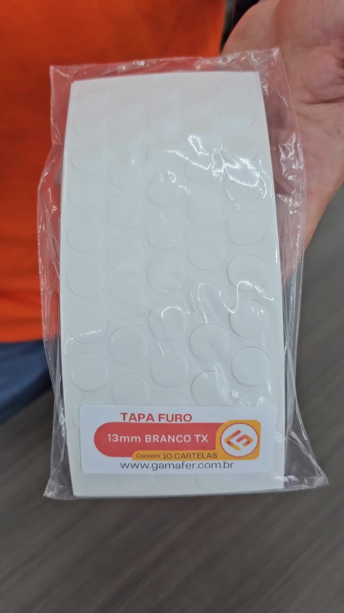 Imagem do produto TAPA FURO BCO TX LION 13MM C/500