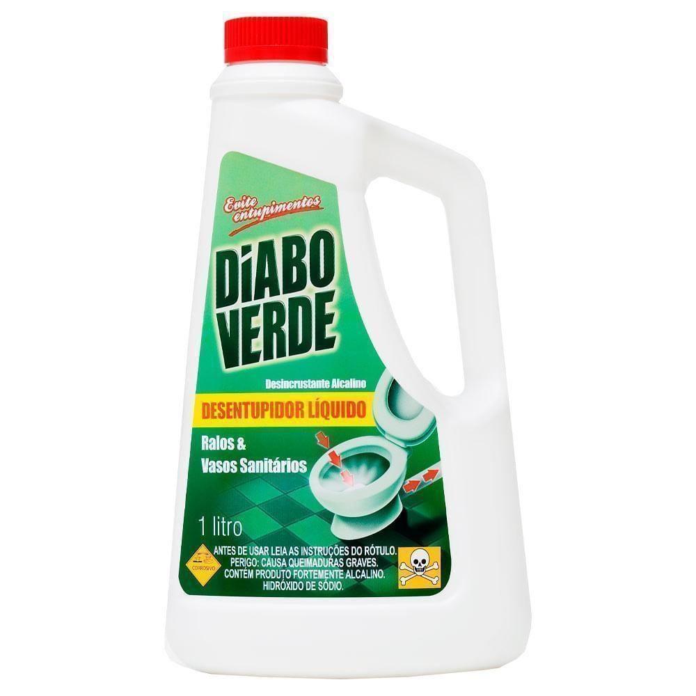 Imagem do produto DESENTUPIDOR RALOS & VASOS LIQ 1L DIABO VERDE