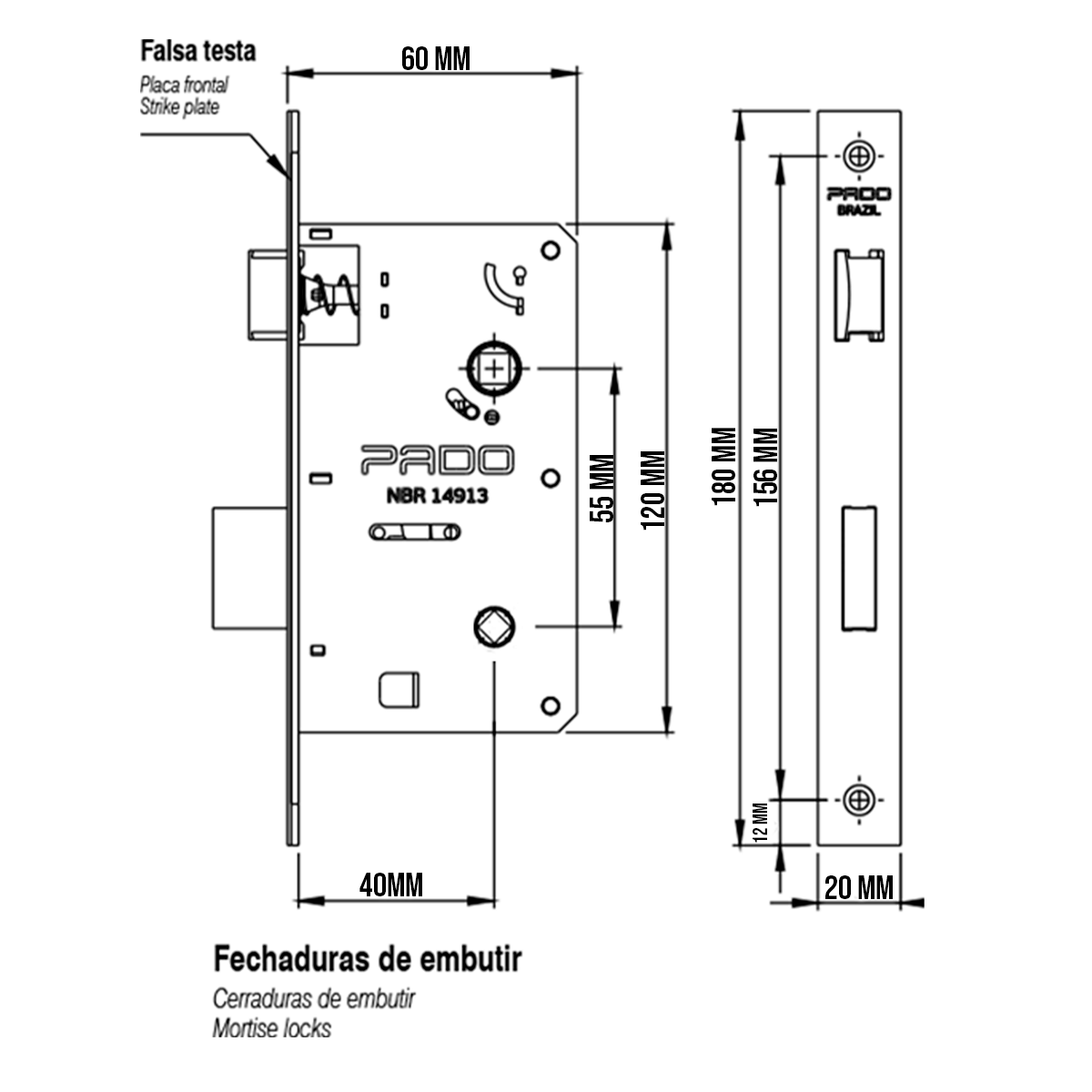 Imagem do produto FECH ZM CONCEPT RQ1 408E CR PADO