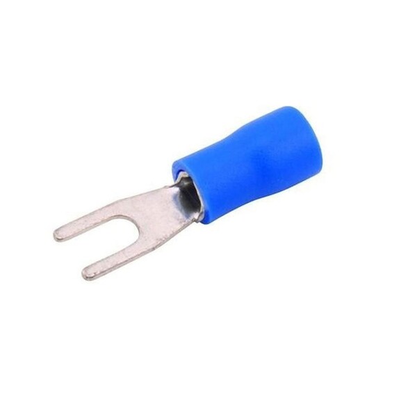 Imagem do produto TERMINAL ELETRICO PRE-ISOL FORQUILHA AZUL 5,3MM