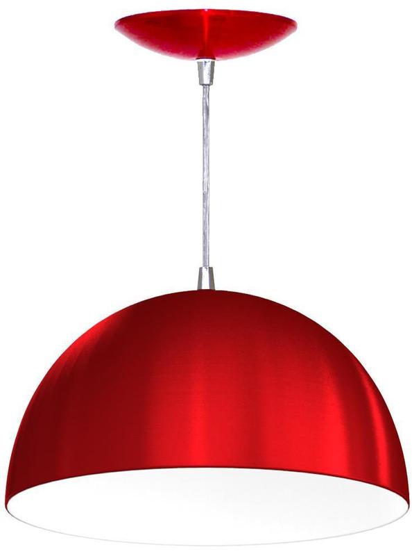 Imagem do produto LUMINARIA ESFER 1393 VERM BRILHO