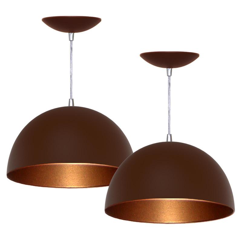 Imagem do produto LUMINARIA ESFER LUXO BR BRILHO/BRONZE