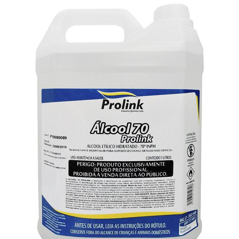 Imagem do produto ALCOOL 5L LIMPAMIX