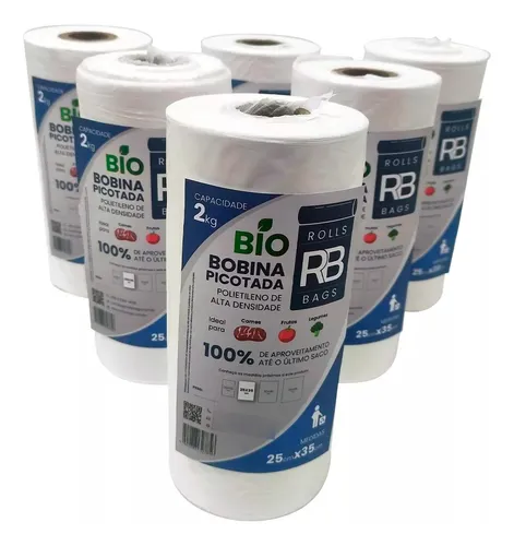 Imagem do produto BOBINA PICOTADA 02KG 25X35 KG