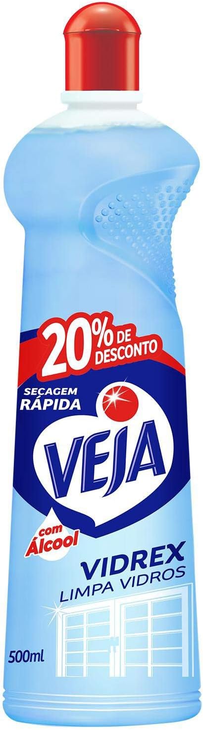 Imagem do produto LIMPA VIDRO VIDREX 500ML BIO ALCOOL VEJA