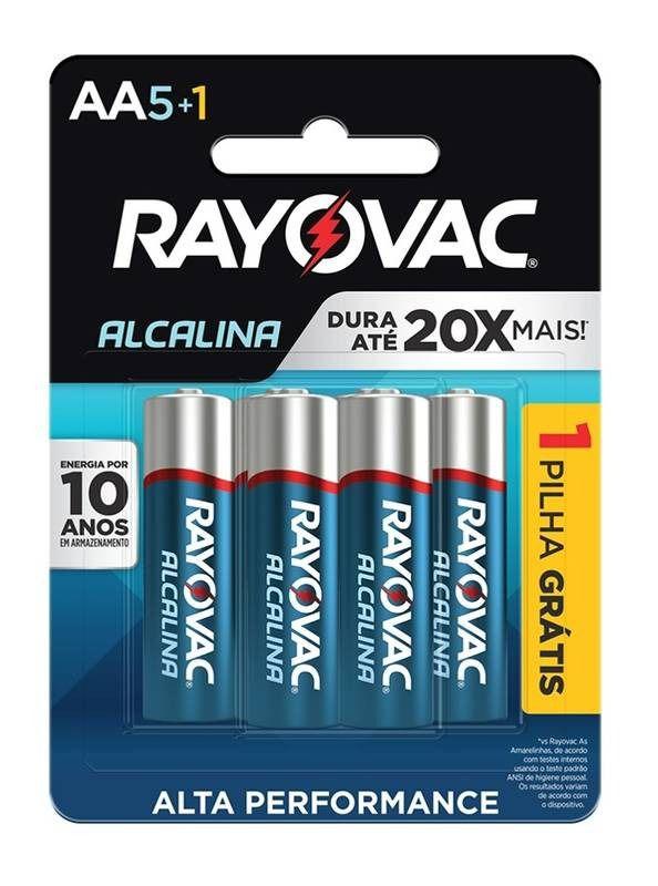 Imagem do produto PILH.ROV ALC.AA6 20871 4+2 RAYOVAC