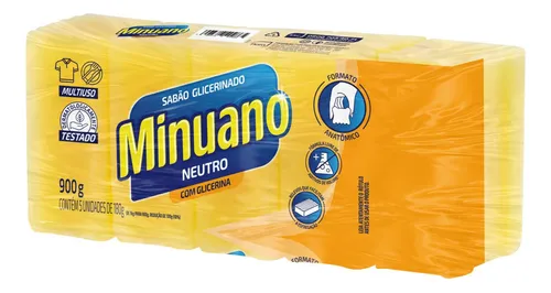 Imagem do produto SABAO EM PEDRA NEUTRO 5X200G MINUANO