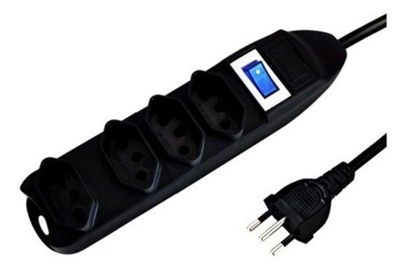 Imagem do produto PROTETOR DE LINHA 4 TOMADAS 1,5M PRETO EXATRO