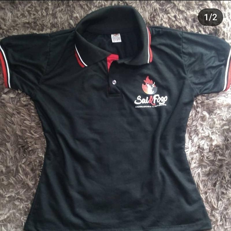 Imagem do produto CAMISA EM MALHA RADIOSA COR PRETA SERIGRAFIA FRENTE E COSTAS