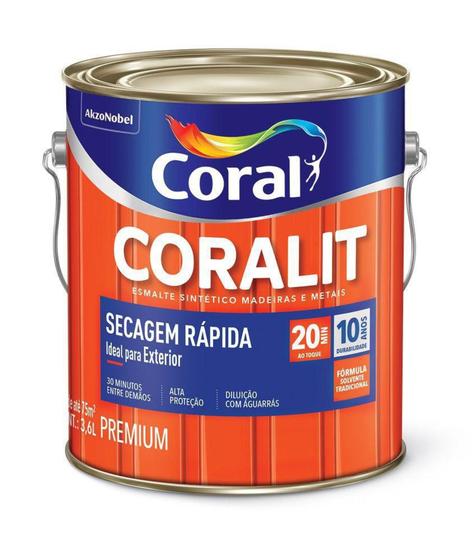 Imagem do produto CORALIT SEC. RAPIDA - 3,6L AMARELO TRATOR