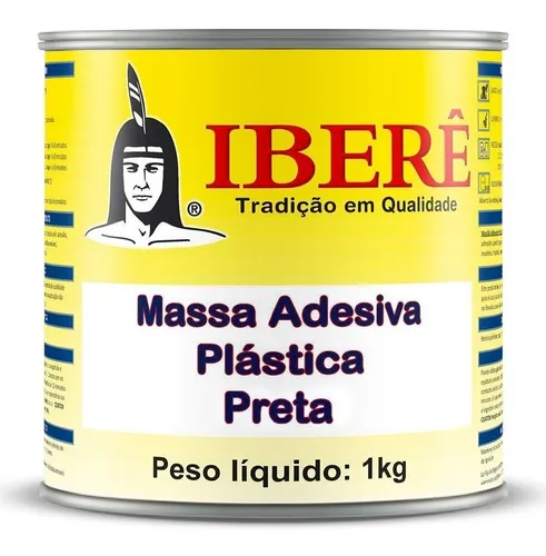 Imagem do produto MASSA PLASTICA PRETA 1KG IBERE