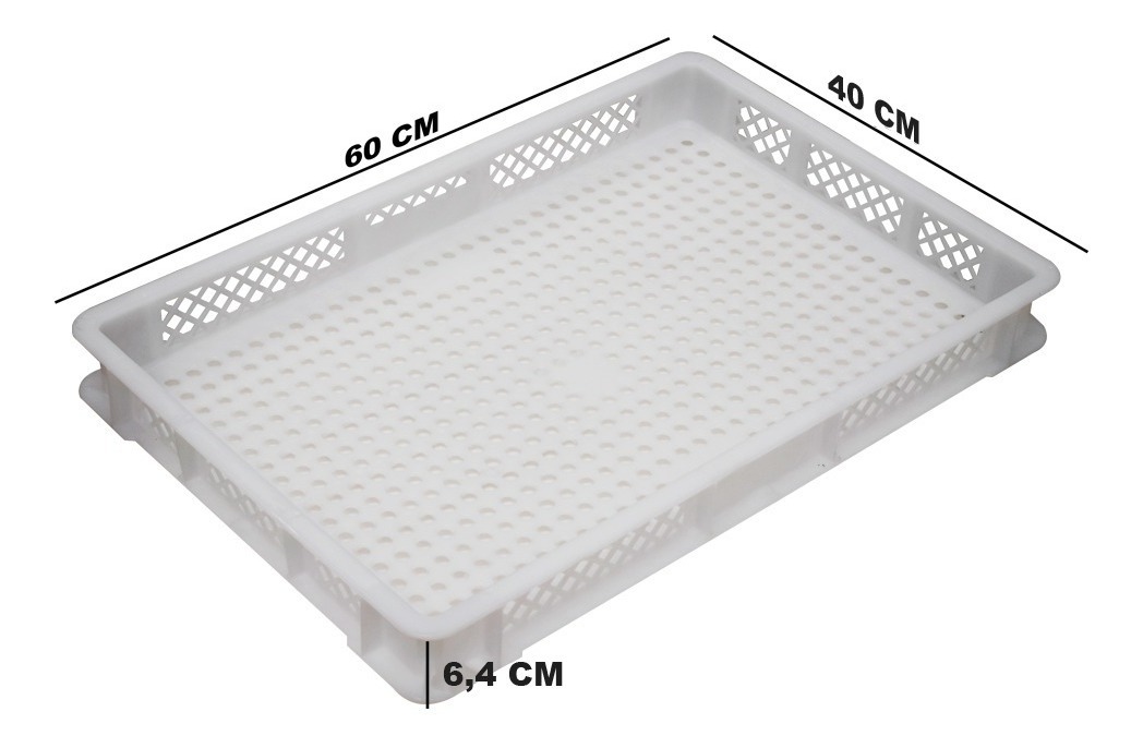 Imagem do produto BANDEJA PLASTICA REDONDA VAZADA 2 SORT 19CM X 3.5CM