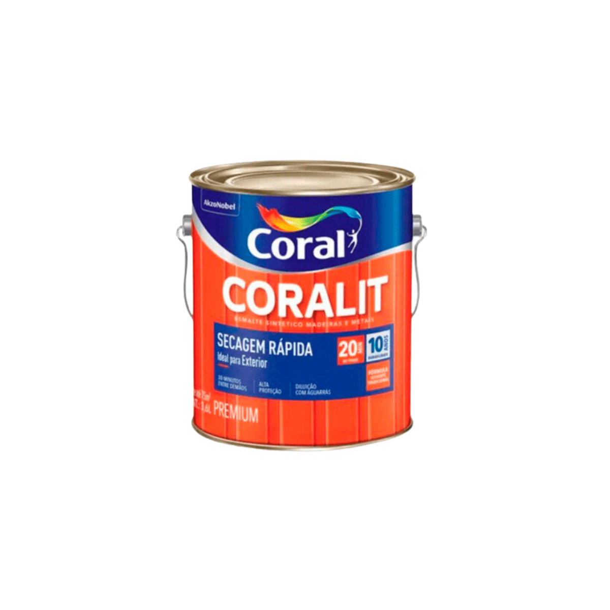 Imagem do produto CORALIT SEC RAPIDA 3,0L BRANCO GELO ACETINADO