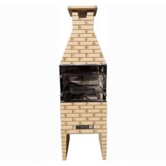 Imagem do produto KIT INOX LUXO P/ CHURRASQ TIJOLINHO MEDIA FORTALEZA