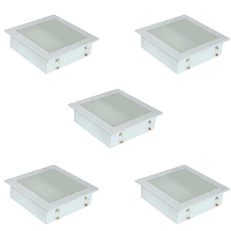 Imagem do produto LUSTRE EMB.ALUM.BR.C/VID.F.QUAD.1 LAMP.G