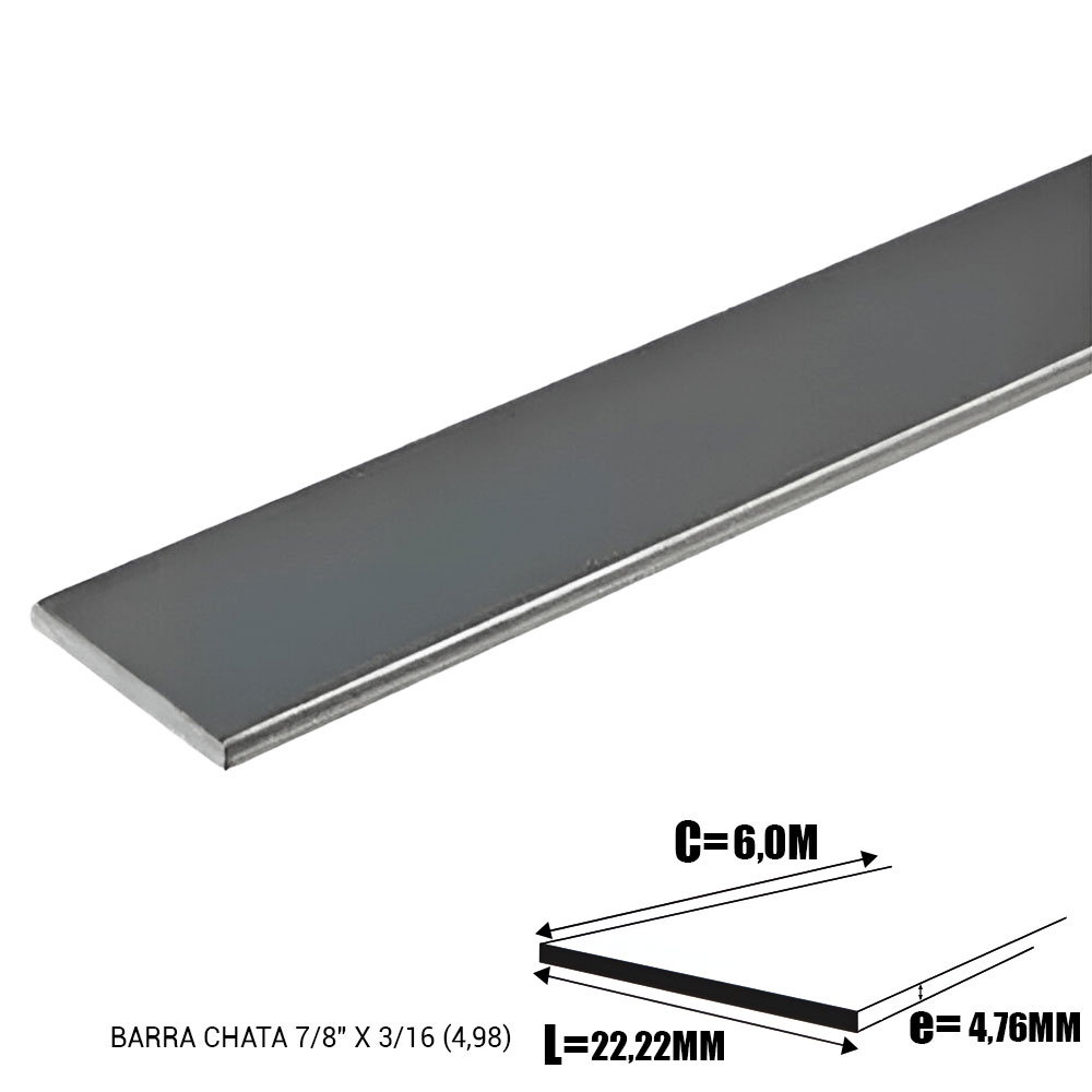 Imagem do produto BARRA CHATA 7/8 X 3/16 CIAFAL