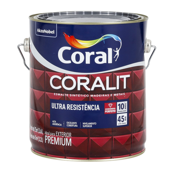 Imagem do produto CORALIT ALTO BRILHO - 3,6L/AMARELO