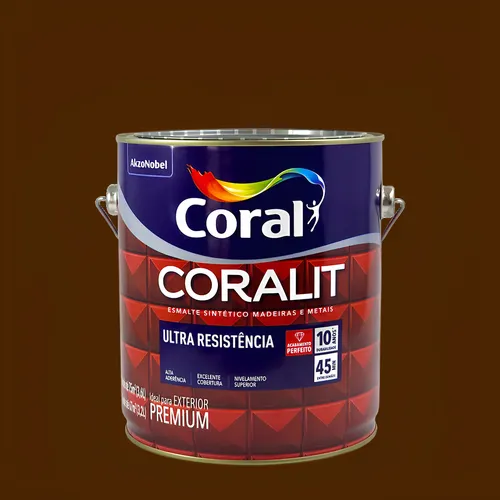 Imagem do produto CORALIT ZERO - 0,9L TABACO BRILHO