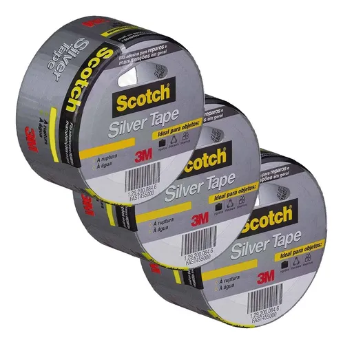 Imagem do produto FITA ADESIVA SILVER TAPE 45MMX5M SCOTCH 3M