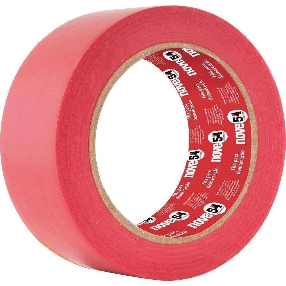 Imagem do produto FITA DEMARC 48MMX30M VERMELHA NOVE54