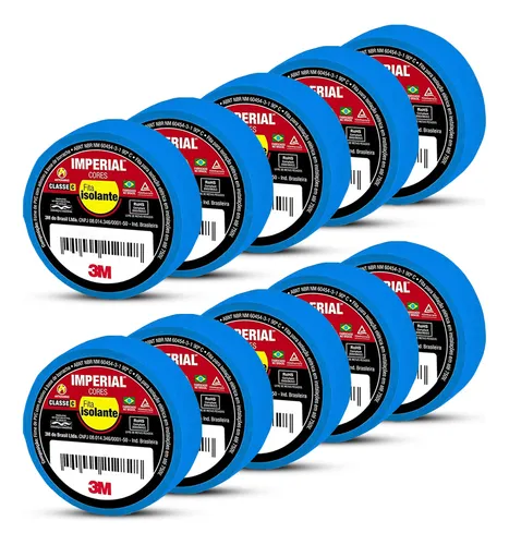 Imagem do produto FITA ISOLANTE 18MM X 10M AZUL IMPERIAL 3M