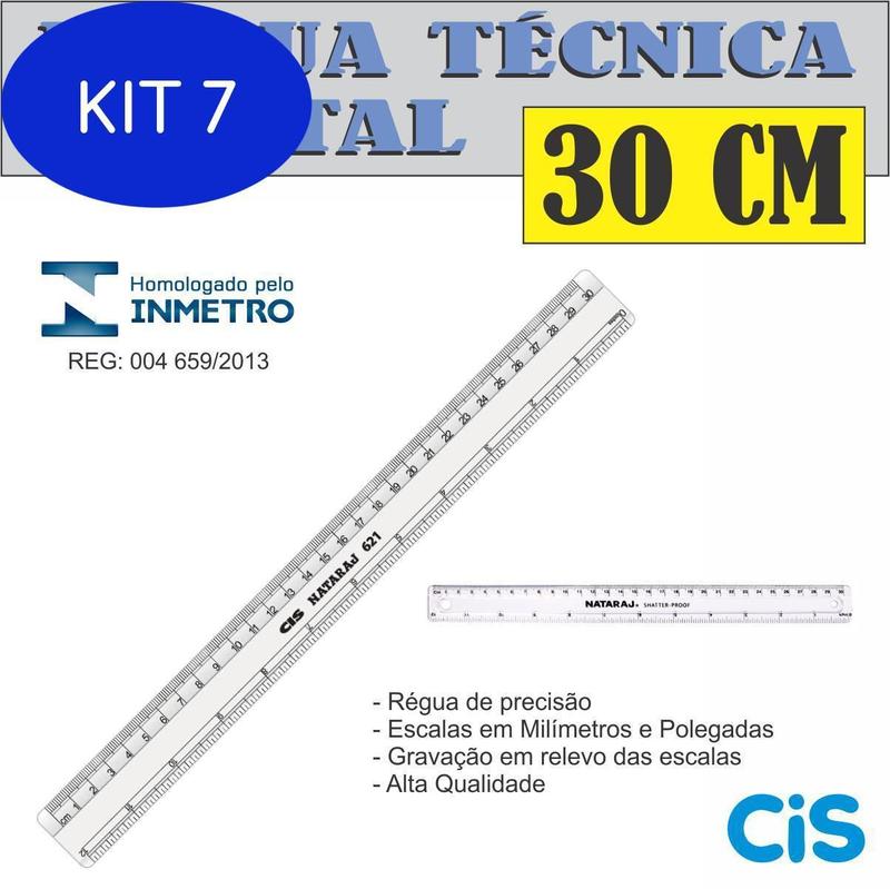 Imagem do produto REGUA GEOMETRIC 30CM 242030
