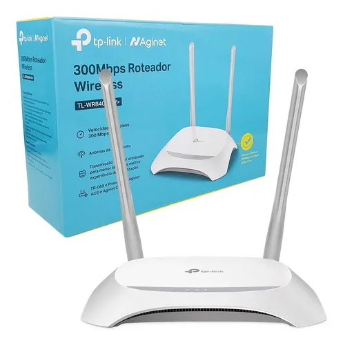 Imagem do produto ROTEADOR TPLINK TLWR849N 300MPBS 2 ANTENAS 5DBI NSERIES 2181