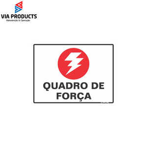 Imagem do produto PLACA SINALIZACAO QUADRO DE LUZ 20X15 EMPLAC