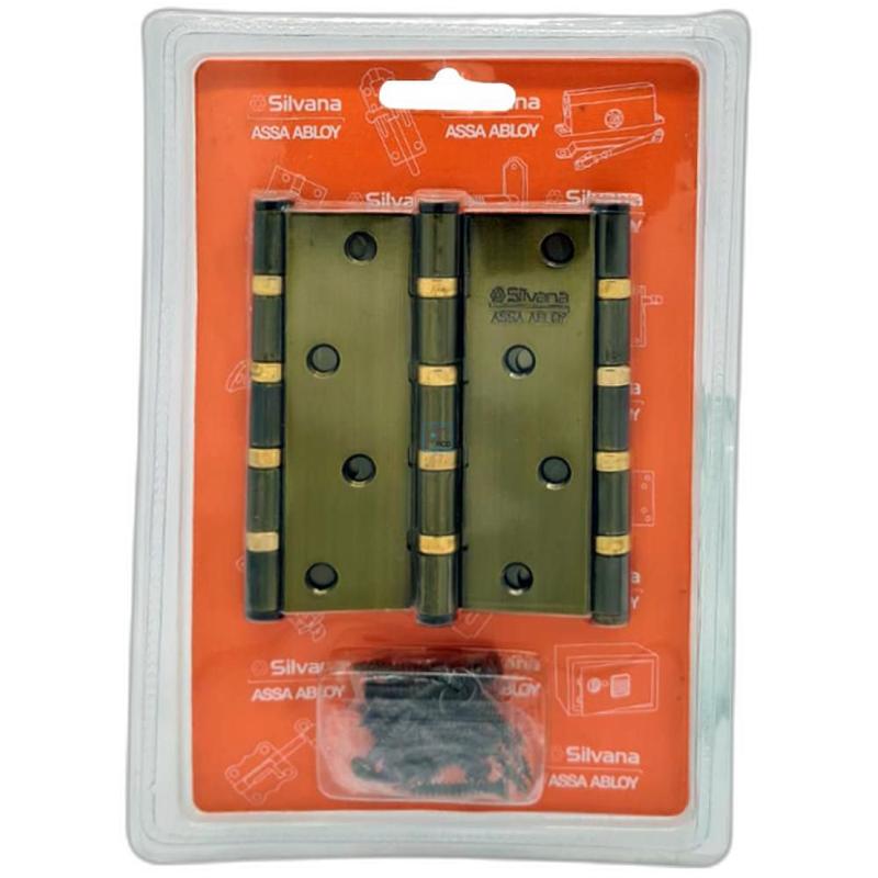 Imagem do produto DOBRADICA OXIDADA C/ ANEL 891 X 4" X 3" SILVANA