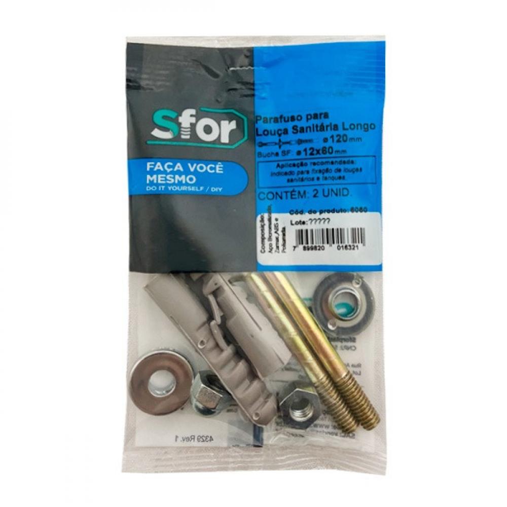 Imagem do produto PARAFUSO SANITARIO ZINC AM B12 85MM PAR - LIEGE