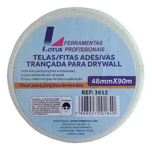 Imagem do produto FITA DRYWALL 48MM X 90M 3612 LOTUS