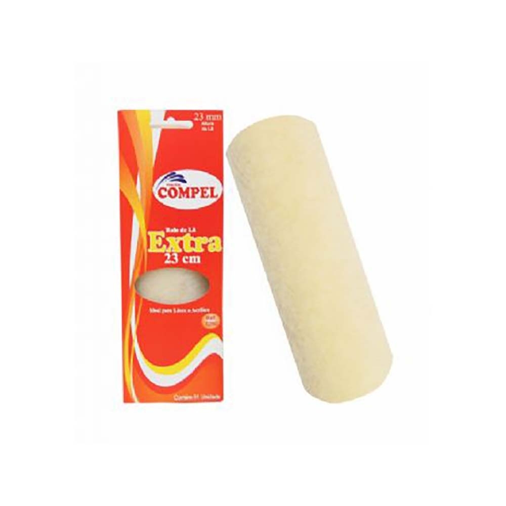 Imagem do produto ROLO LA DRYWALL FINOS ACABAMENTO 23CM COMPEL