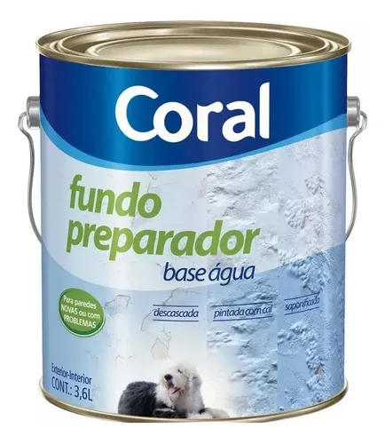 Imagem do produto FUNDO PREPARADOR BASE AGUA 3,6L CORAL