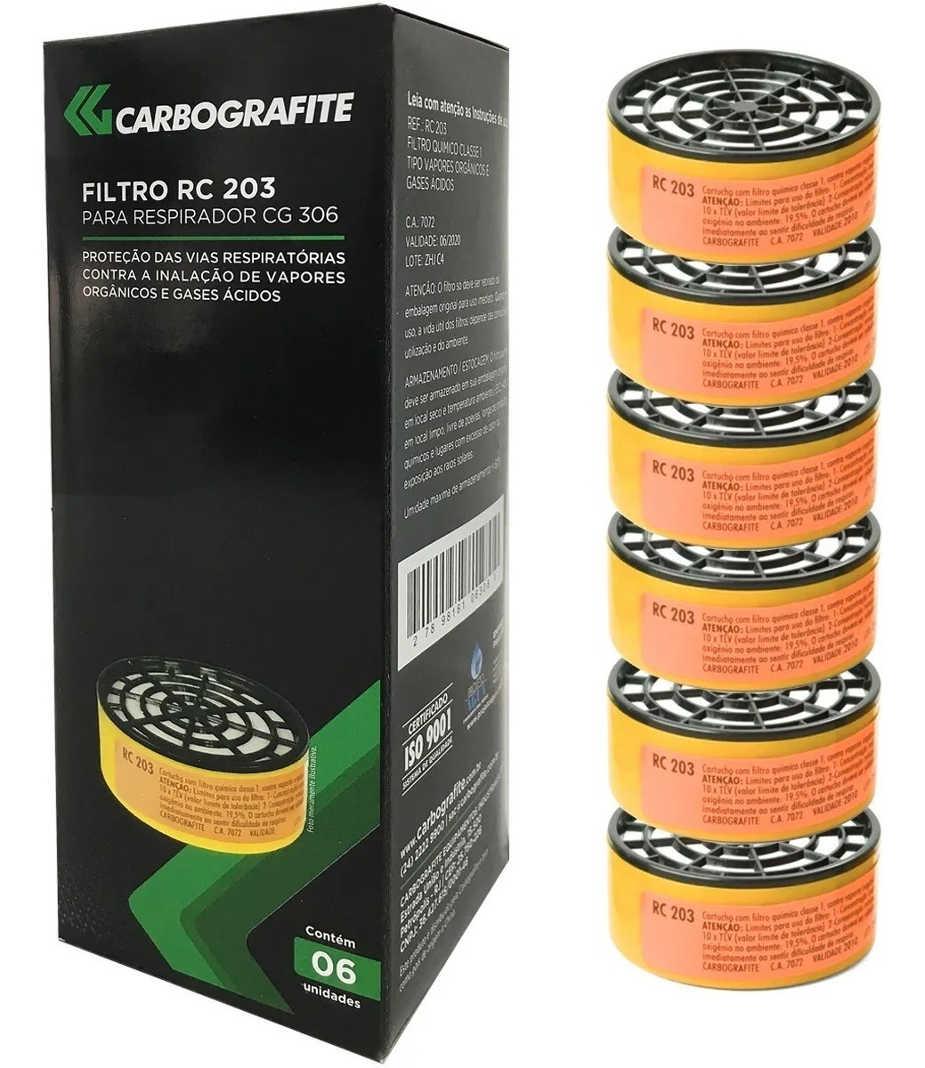 Imagem do produto CARTUCHO RC 1 P/MASCARA CG 304N CARBOGRAFITE