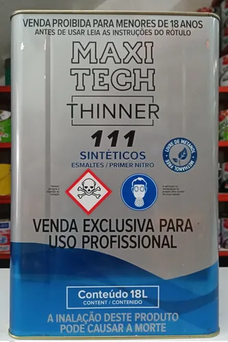 Imagem do produto THINNER 111 SIN.PRIMER 900LT MAXI RUBBER