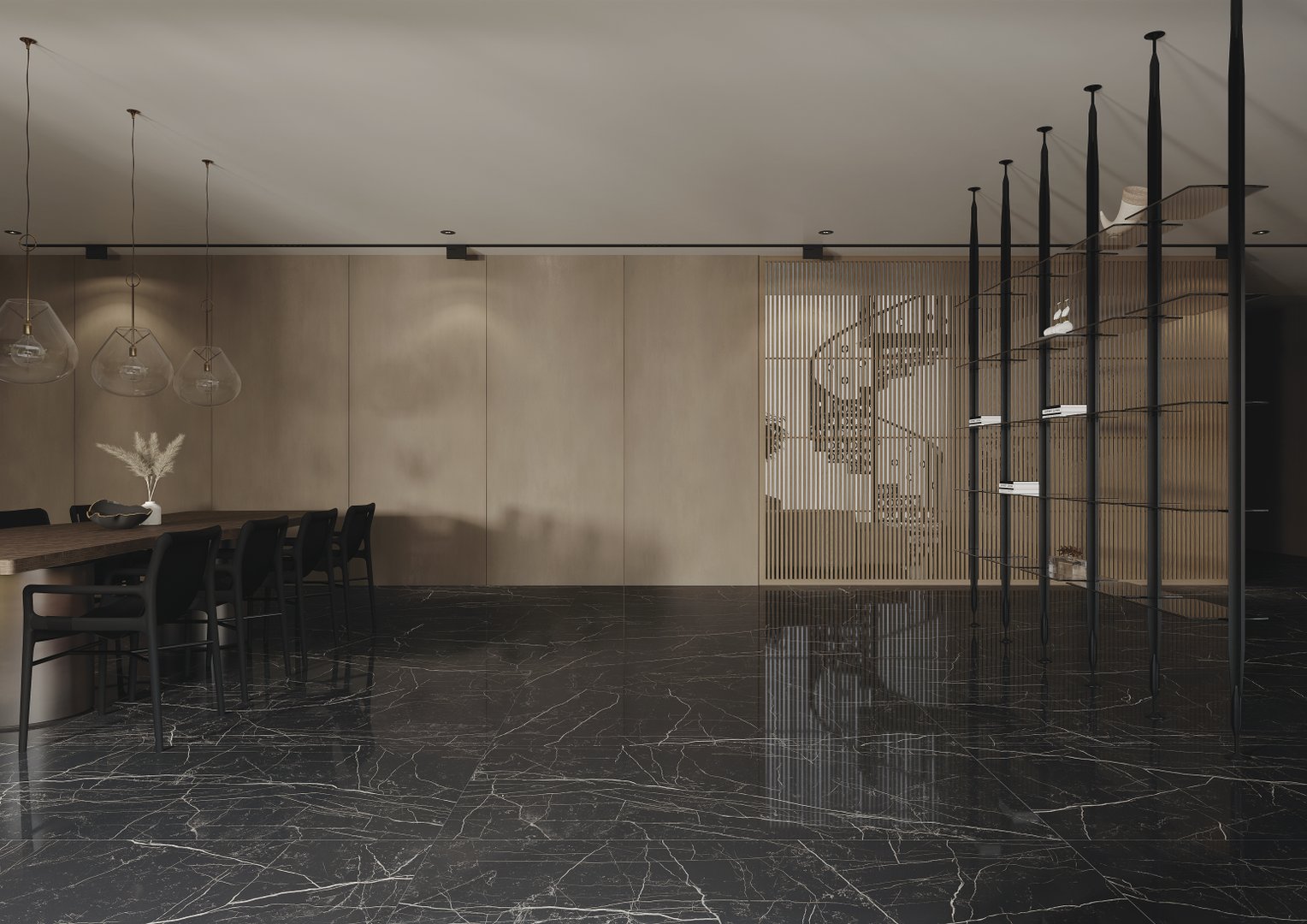 Imagem do produto PORCELANATO POLIDO 1,20X60 NERO VENATO PORTOBELLO PORCELANATO POLIDO 1,20X60 NERO VENATO PORTOBELLO