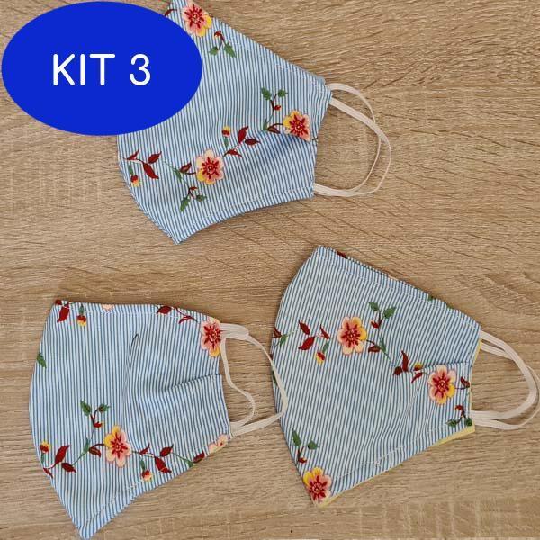 Imagem do produto MASCARA DE TECIDO C/3 UND