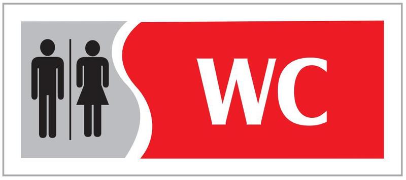 Imagem do produto PLACA SINALIZACAO WC MISTO AM 20X7 EMPLAC