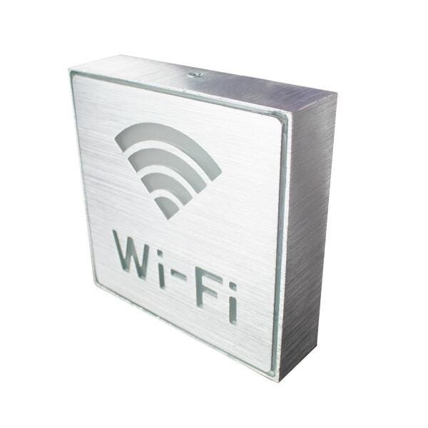 Imagem do produto PLACA SINALIZACAO WI-FI VM 20X7 EMPLAC