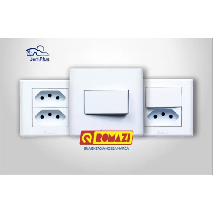 Imagem do produto TOMADA REDE 2 RJ45 SOBREP JERI 8418 ROMAZI