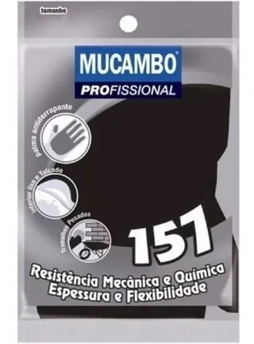 Imagem do produto LUVA LATEX PRETA XXG PROF MUCAMBO