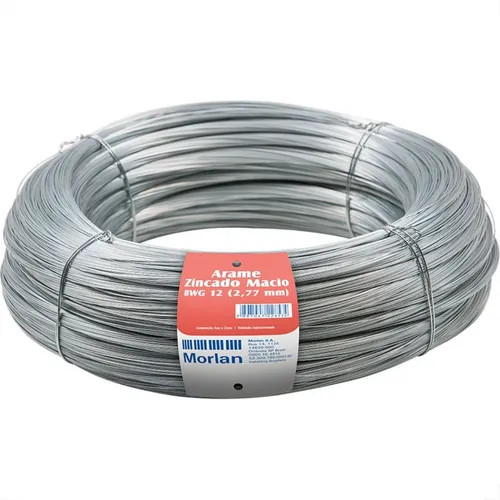 Imagem do produto ARAME GALVANIZADO 12AWG 1KG MORLAN